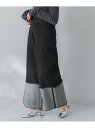 LIVINGTONE DOLK - Turn up long URBAN RESEARCH アーバンリサーチ パンツ ジーンズ・デニムパンツ ブラック ネイビー...