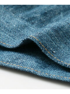 JP Linen Denim G Jacket UF74-17B007: Blue / White JP Linen Denim G Jacket UF74-17B007: Blue / White
