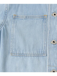 Washed-Denim Chore Coat FSC-19100502: Washed Indigo Washed-Denim Chore Coat FSC-19100502: Washed Indigo