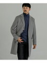 【SALE／50%OFF】CHESTER COAT SUPER120 URBAN RESEARCH アーバンリサーチ ジャケット・アウター チェスターコート グレー ブラック ベージュ ブルー【RBA_E】【送料無料】[Rakuten Fashion]