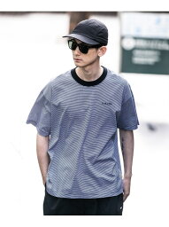 FARAH Narrow Striped T-shirt URBAN RESEARCH アーバンリサーチ トップス カットソー・Tシャツ ネイビー【送料無料】[Rakuten Fashion]