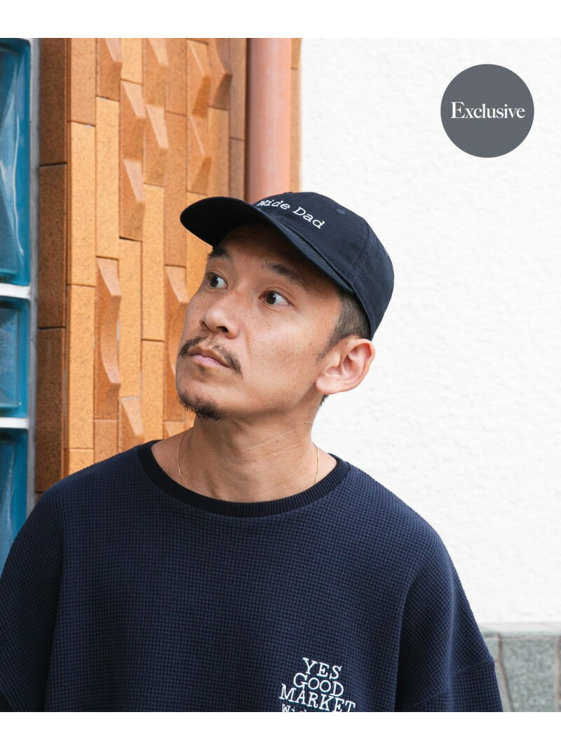 『別注』YES GOOD MARKET×Wide Dad CAP URBAN RESEARCH アーバンリサーチ 帽子 キャップ ネイビー【送料無料】[Rakuten Fashion]