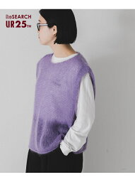 アーバンリサーチ ベスト レディース 【SALE／50%OFF】『別注』WANDERUNG*URBAN RESEARCH ニットベスト URBAN RESEARCH アーバンリサーチ トップス ベスト・ジレ パープル グレー イエロー【RBA_E】【送料無料】[Rakuten Fashion]