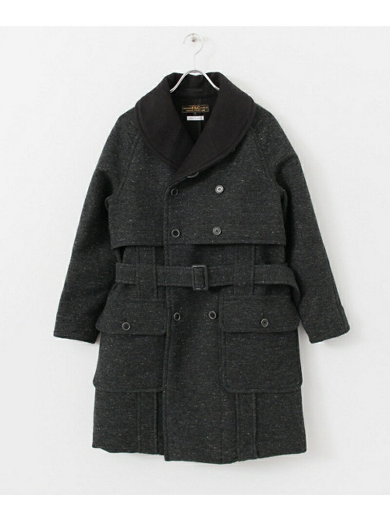 Freemans Sporting Club Wool Cotton Mackinaw Coat UF52-17R006