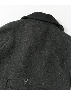 Wool Cotton Mackinaw Coat UF52-17R006: Charcoal