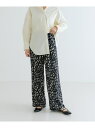 【SALE/70%OFF】ブラッシュプリントジョーゼットパンツ URBAN RESEARCH アーバンリサーチ パンツ その他のパンツ ブラウン ブラック【RB...
