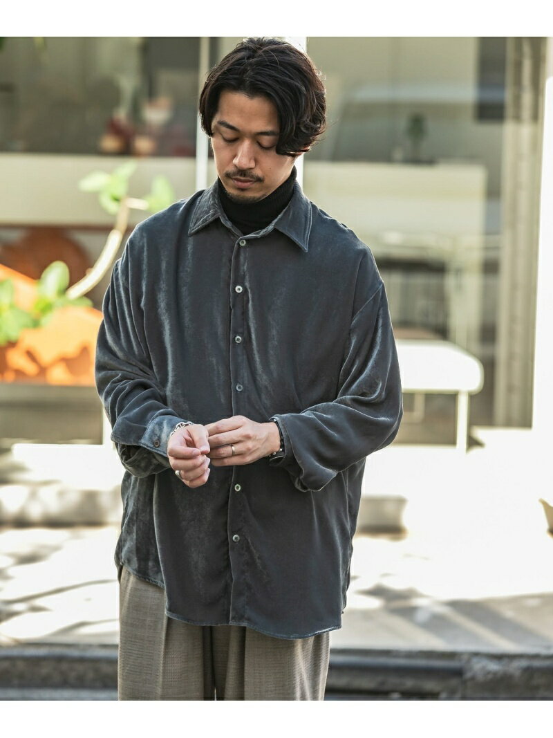 SALE70%OFFCOSEI VELVET SHIRTS URBAN RESEARCH Хꥵ ȥåץ ġ֥饦...