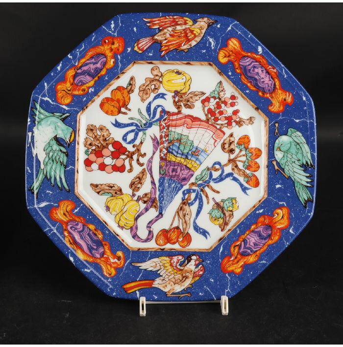 エルメス　ピエールドリアンエドクシダン 24cm八角皿　30/R-872