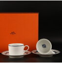 Hermès エルメス シェーヌダンクルカップ&ソーサー2客 13/R-355