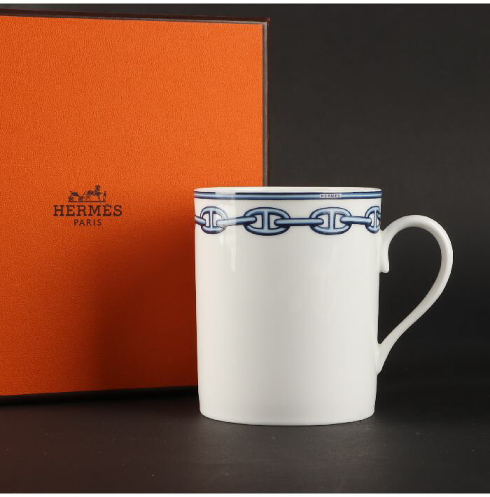 エルメス 食器 Hermès エルメス シェーヌダンクル マグカップ 　28/R-359