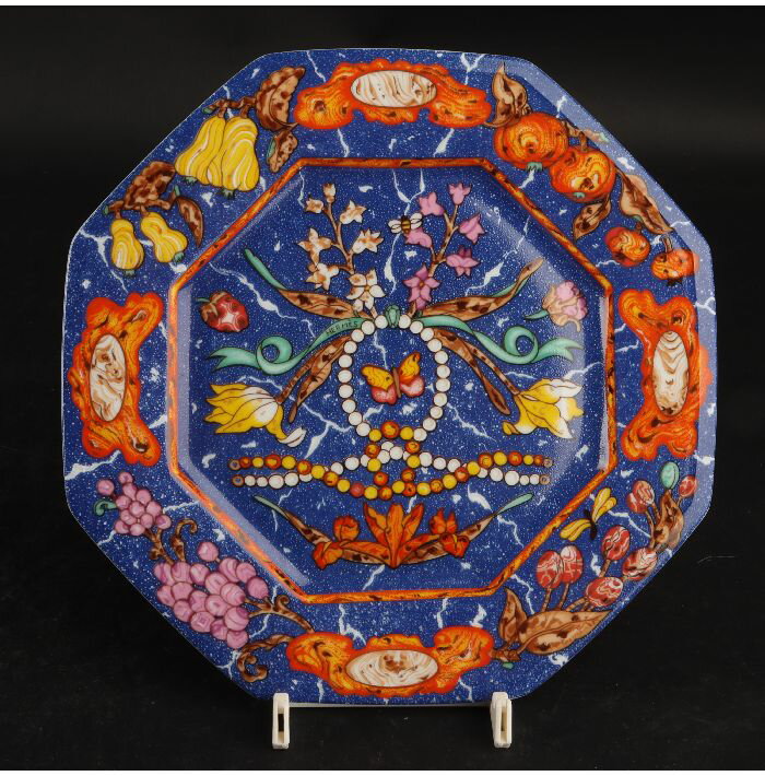 エルメス　ピエールドリアンエドクシダン 八角皿24cm　36/R-732