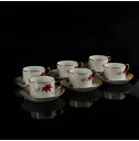 大倉陶園 紅葉カップ&ソーサ5客 15/R-130