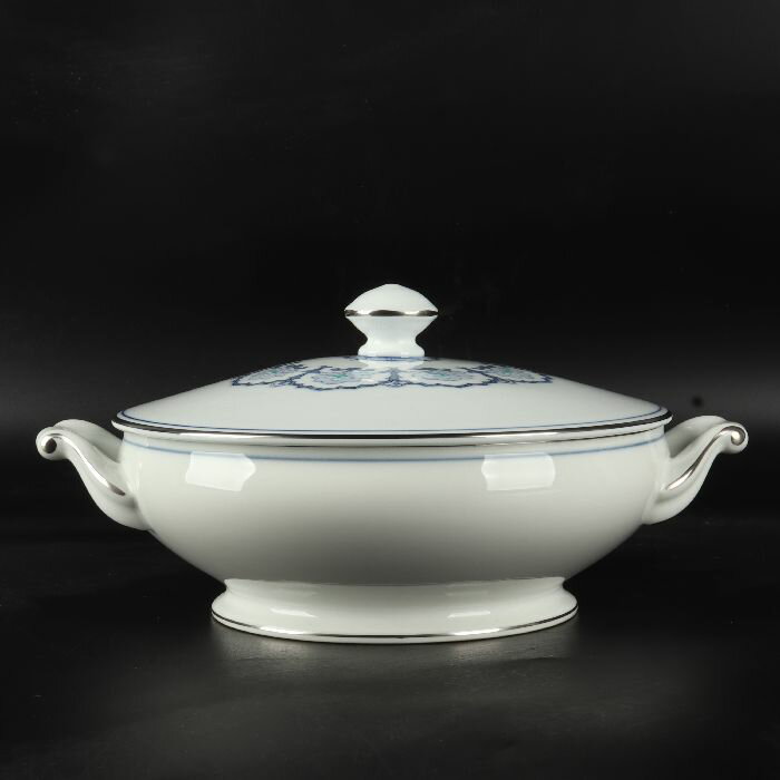 大倉陶園　呉須正倉院 キャセロール　47/R-1333