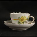 MEISSEN マイセン ベーシックフラワー メカルドニア カップ&ソーサー 34/R-573