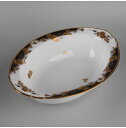 大倉陶園 瑠璃金蝕花図ベーカーW27cm 20/R-559