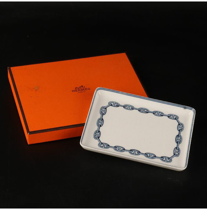 エルメス　シェーヌダンクルスクエアプレート　46/R-1197