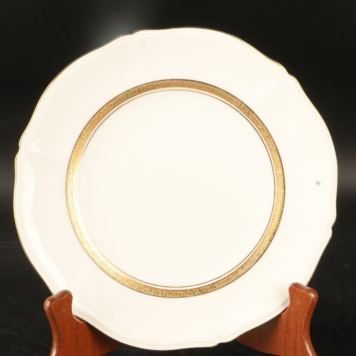 大倉陶園　金蝕デザートプレート20cm　6/R-1869