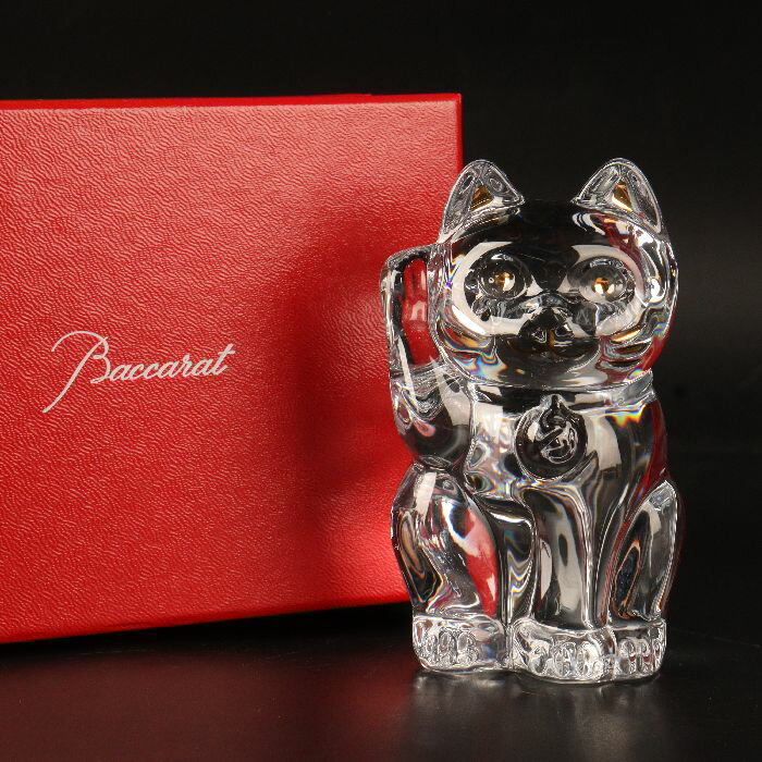 バカラ　招き猫置物　44/R-1667