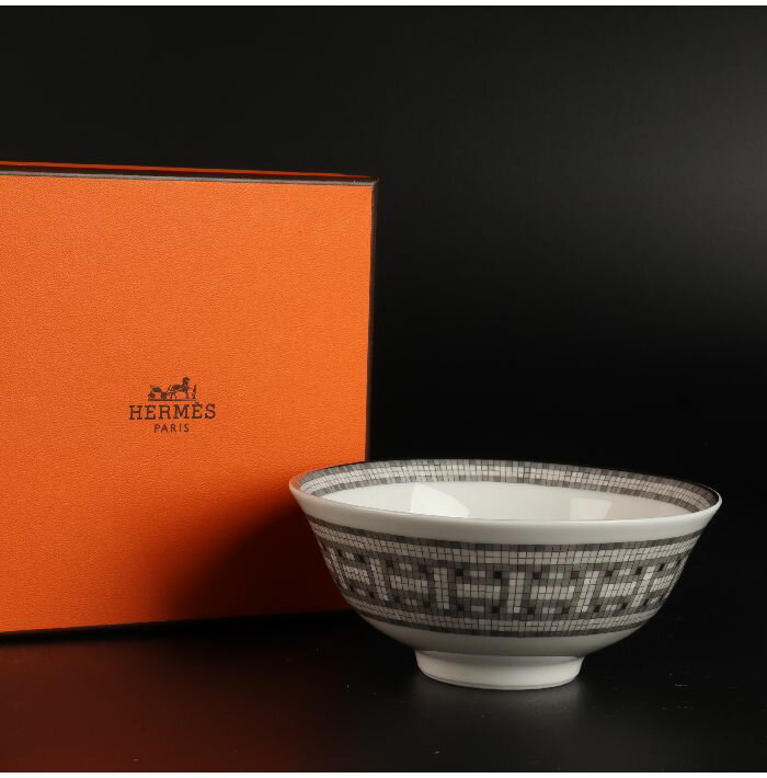 エルメス モザイクヴァンキャトルプラチナ スープボウルW11cm　14/R-1118のサムネイル