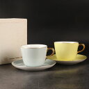 大倉陶園 色蒔モーニングカップ&ソーサーペアセット 19/R-1536