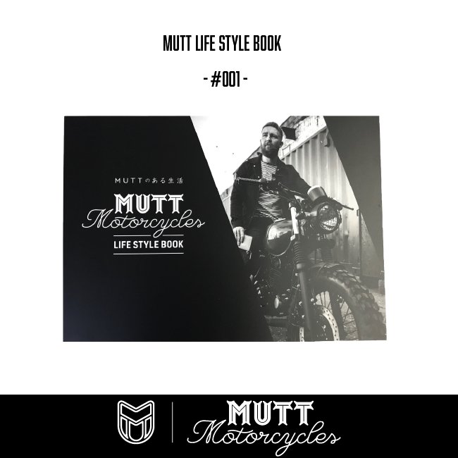 MUTT MOTORCYCLES APPAREL Mutt BOOK マット モーターサイクル アパレル ブック イギリス バイク カフェレーサー