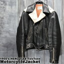 ajito Happyend ハッピーエンド 1950's HERCULES TwoTone MotorcycleJacket sz36-38 ビンテージ ヘラクレス 2トーン バイカラー ダブル ライダース ジャケット ヴィンテージ ミリタリー ブルゾン 本革 古着 レザー アウター