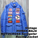 【ajito】Happyend ハッピーエンド HONDA BAJA MOTOCROSS Swingster Racing Jacket/ホンダ バハ モトクロス レーシング ビンテージ ジャケット　モーターサイクルジャケット バイクウェア ヴィンテージ