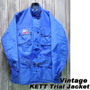 【ajito】Happyend ハッピーエンドKETT Trial Jacket/ ビンテージ モトクロス トライアル ジャケット　モーターサイクルジャケット バイクウェア ヴィンテージ　スタジャン