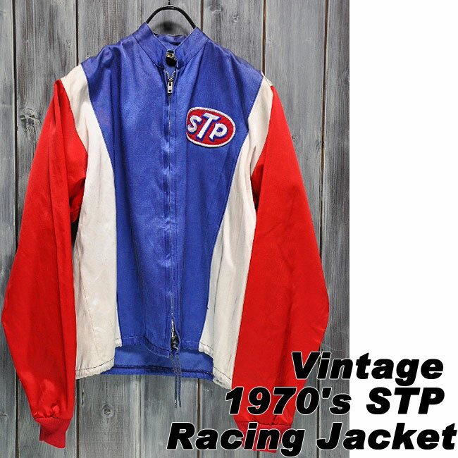 Happyend ハッピーエンド 1970's STP Racing Jacket ジャケット ビンテージ レザー コート ヴィンテージ　ブルゾン