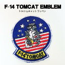 【ajito】 F-14 トムキャット TOMCAT エンブレム ワッペン デッドストック アイロン ブルー 青 キャラクター 立花 タチバナ カスタム ビンテージ ヴィンテージ レザー ジャケット 定形外 トップガン トム クルーズ 送料込