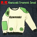 ajito KAWASAKI MOTORS RACING CREWNECK SWEAT カワサキ モーターサイクル クルーネック スウェット デッドストック スペイン SPAIN ヴィンテージ トップス バイカー ファッション ビンテージ ヨーロッパ グリーン 緑 レア サイズ3 メンズ ロゴ メイドインスペイン