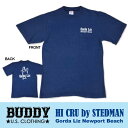 BUDDY Vintage HI CRU by STEDMAN Gorda Liz Newport Beach ポケット付きTシャツ Mサイズ アメリカ製 ビンテージ アメリカ古着 古着 USED 企業物