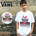 BUDDY 別注 VANS Early 80’s BMX VANS SKATE TEE バンズ プリント Tシャツ 半袖 ホワイト ライトブルー 白 青 アメカジ トップス スケーター ファッション バディ 原宿 メンズ ストリート ファッション ライトニング