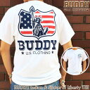 BUDDY Indian Statue of Liberty Tシャツ バディ オリジナル インディアン 自由の女神 ニューヨーク GILDAN アメカジ WHITE ホワイト 原宿 メンズ ストリート ファッション トップス リバティ インディアン XL 2XL