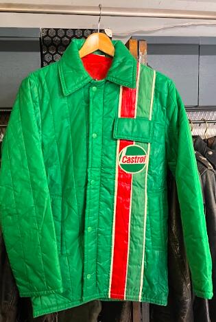 Nylon Jackets - 【ajito】Castrol vintage Racing Jacket ビンテージ レーシング ジャケットモーターサイクルジャケット バイクウェア ヴィンテージ　スタジャン カストロール