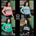 SAVOY CLOTHING Musical Note (Ladies) Wool Knit Sweater 2024 T{CN[WO ~[WJ m[g  E[ jbg fB[X  gbvX SVY-KN051