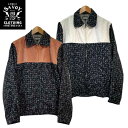 SAVOY CLOTHING Tweed Nep x Corduroy Switch Blouson cC[h lbv R[fC XEBb` u] WPbg AE^[ Jr[ t@bV T{CN[WO