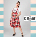 SAVOY CLOTHING COLLECTIF Alexa Heart Gingham Swing Skirtコレクティフ スウィングスカート サヴォイクロージング ハート ギンガムチェック ロカビリー ファッション レディース