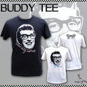 SAVOY CLOTHING サヴォイクロージング BUDDY プリント Tシャツ BUDDY HOLLY バディ・ホリー トップス ロカビリー ファッション ロック 衣装 ライブ サボイクロージング　フェイス 半袖 パロディ Not Fade Tee