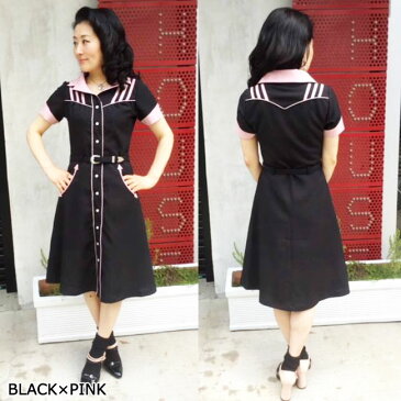 SAVOY CLOTHING Western Bowling Diners Dress サヴォイクロージング ウエスタン ボーリング ダイナー ドレス ワンピース サーキュラードレス ロカビリー ファッション 半袖 サボイクロージング ワンピ 50's 50年代 オールド アメリカン ベルト付き