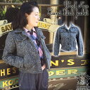 SAVOY CLOTHING Ladies Wool Nep Hand Stitch Jacket THCN[WO E[ lbv nhXeb` WPbg V[g R[g AE^[ Jr[ t@bV T{CN[WO ~ ubN O[fB[X 50's 50N