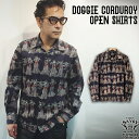 SAVOY CLOTHING Doggie Corduroy Open Shirts THCN[WO R[fC hM[ I[v Vc  Y 50's J Jr[ t@bV Rockabilly ߑ T{CN[WO  CXg vg I[fB[Y