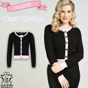 SAVOY CLOTHING COLLECTIF Cupid Cardigan コレクティフ ミニリボン サマー ニット カーディガン ブラック ピンク サヴォイクロージング ロカビリー ファッション レディース 50's サボイクロージング 衣装 トップス