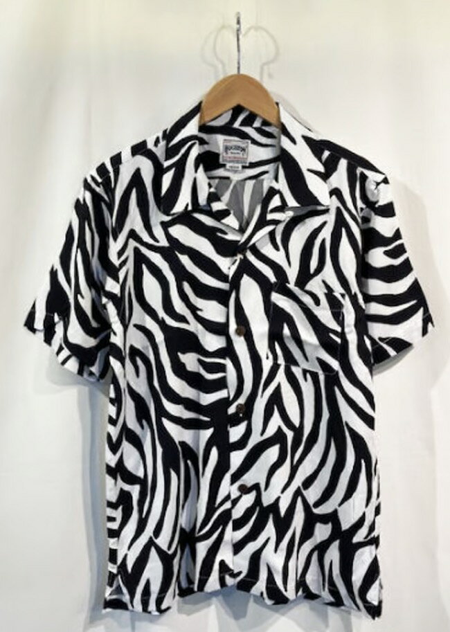 SAVOY CLOTHING Animal Hawaiian Shirts (Zebra)アニマル ハワイアンシャツ ゼブラ柄 トップス シャツ 半袖 サヴォイクロージング メンズ SVY-40978