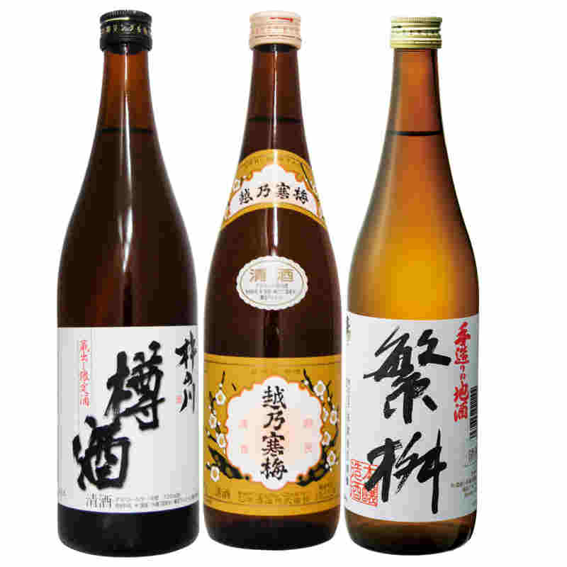 日本酒3本晩酌飲み比