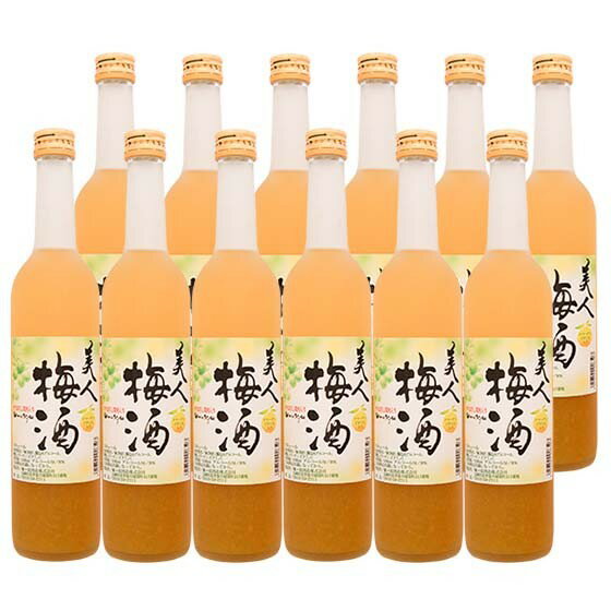 お歳暮 【送料無料】美人梅酒(8゜)　500ml　12本セット【業務用・居酒屋必見】梅酒