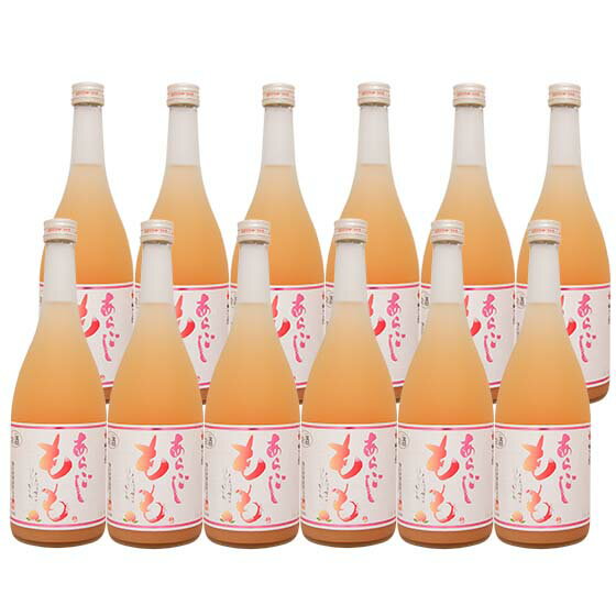 梅乃宿あらごしもも酒720ml　12本　リキュール 1