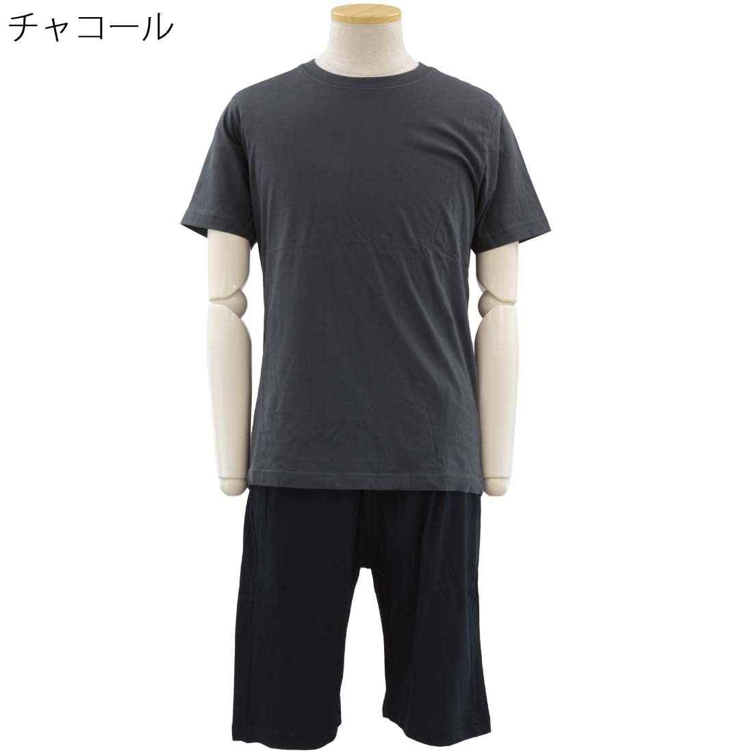 天竺 半袖 Tシャツ ハーフパンツ リラックス ルームウェア 上下セット メンズ シニ...