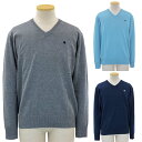 アウトレット 紳士 POLO Vネック セーター 70代 80代 90代 父の日 敬老の日