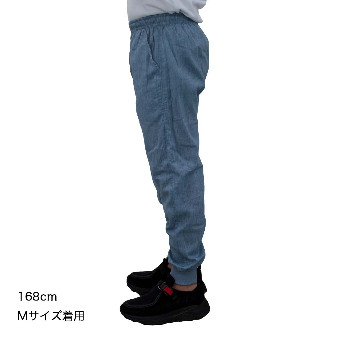 シニアファッション 春夏 麻混 楊柳 裾ファス...の紹介画像3